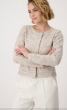 Caramel Cardigan with Sequins