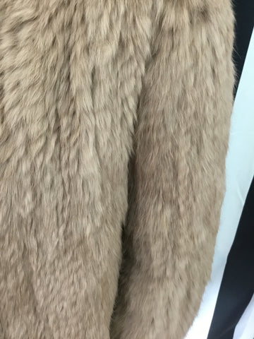 Rabbit Fur  Cropped Jacket